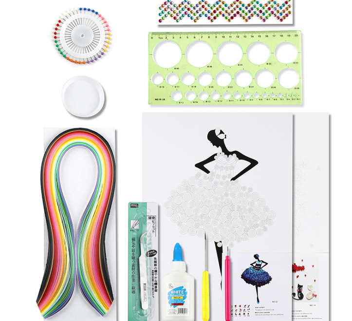 DIY Paper Craft Quill Art Kit