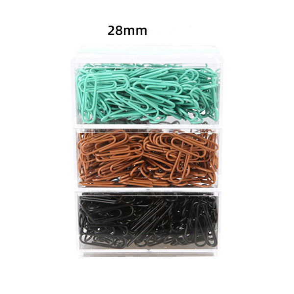 Office Supplies Colored Paper Clips