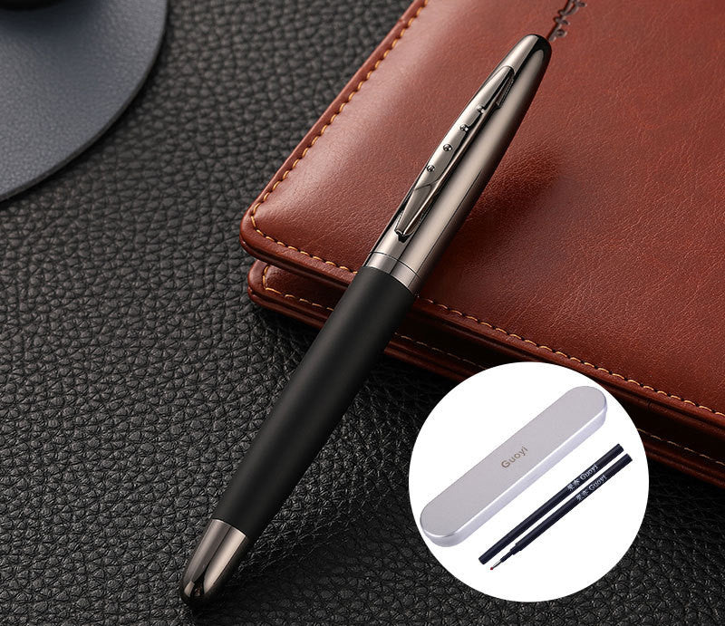 Heavy Hand Signature Pen Metal Jewel Pen Business Simple Anti Slip Custom Neutral Signature Lettering Pen