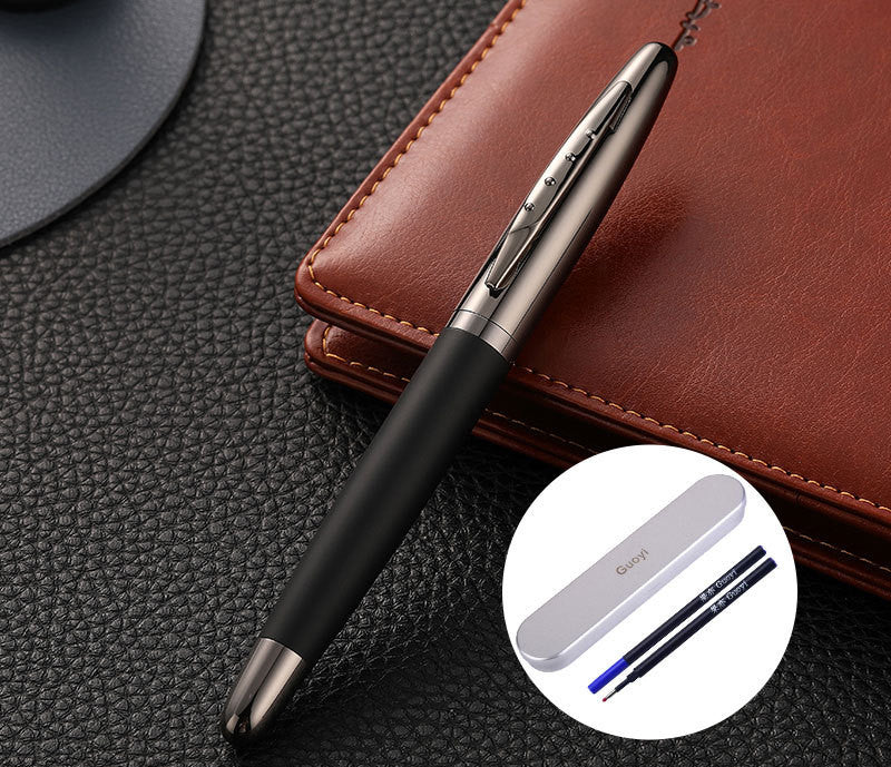 Heavy Hand Signature Pen Metal Jewel Pen Business Simple Anti Slip Custom Neutral Signature Lettering Pen