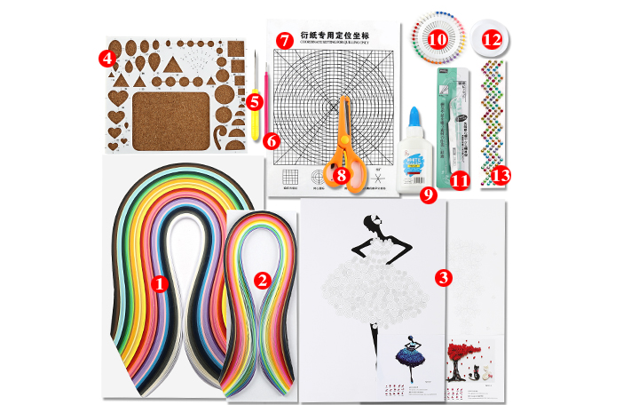 DIY Paper Craft Quill Art Kit