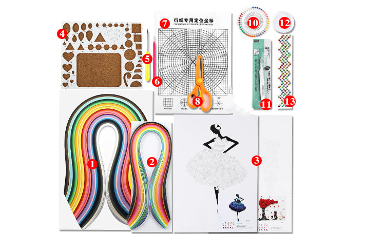 DIY Paper Craft Quill Art Kit