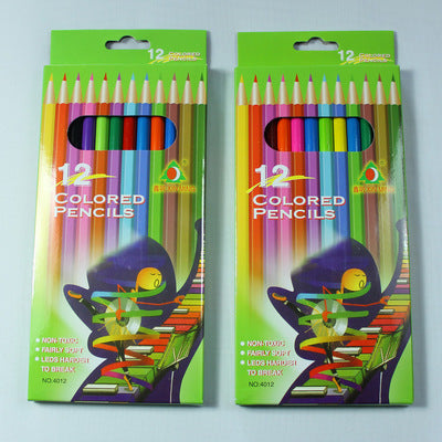 Children's 12-Color Wooden Colored Pencil